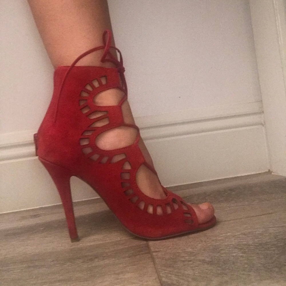 Modern Vice Real Suede Lace Up Bootie